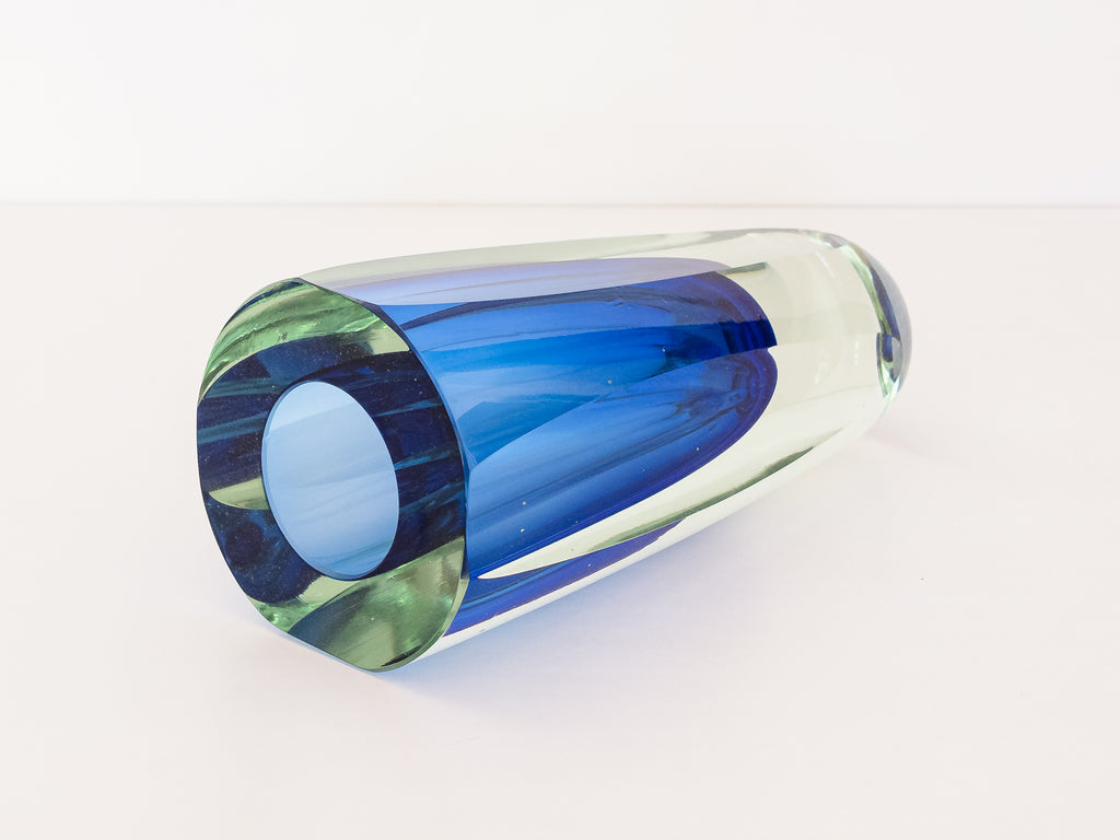 Vaso em Murano Azul