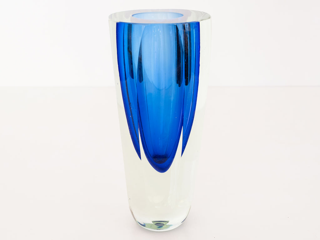 Vaso em Murano Azul