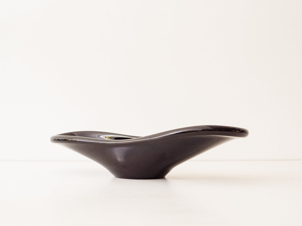 Centro de Mesa em Vidro Preto