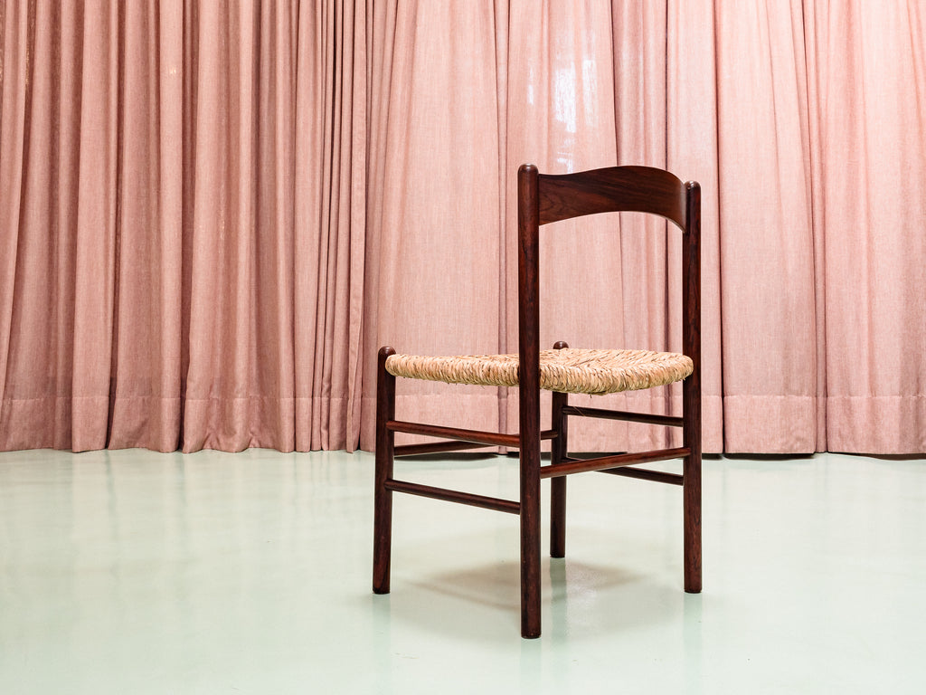 Sergio Rodrigues | Conjunto de 6 cadeiras com Assento em Taboa