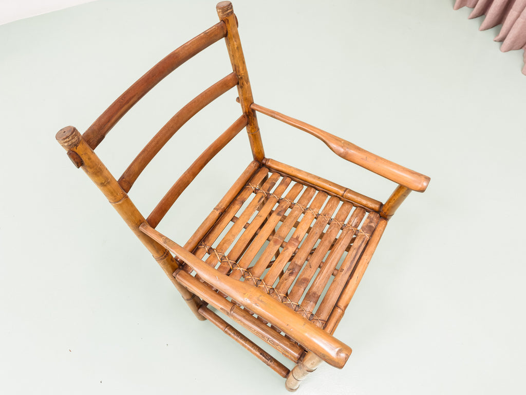 Cadeira em Bambu com Braços