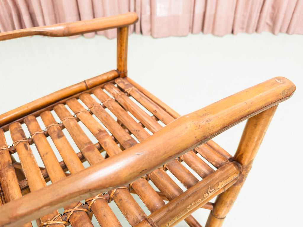 Cadeira em Bambu com Braços