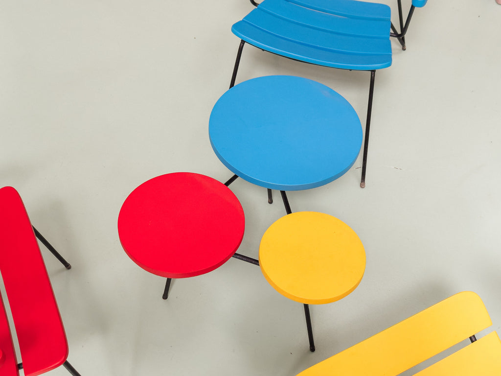 Carlo Hauner | Conjunto de Jardim "Mondrian"