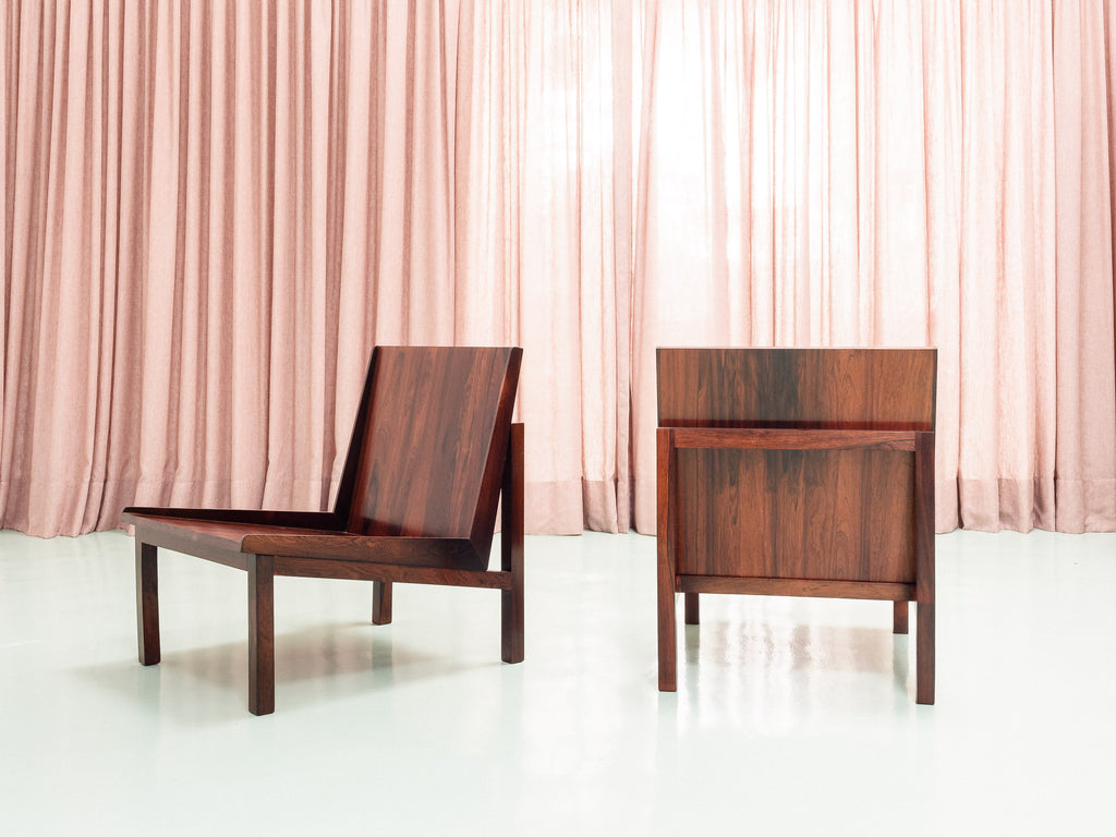 Geraldo de Barros | Par de Poltronas em Jacarandá