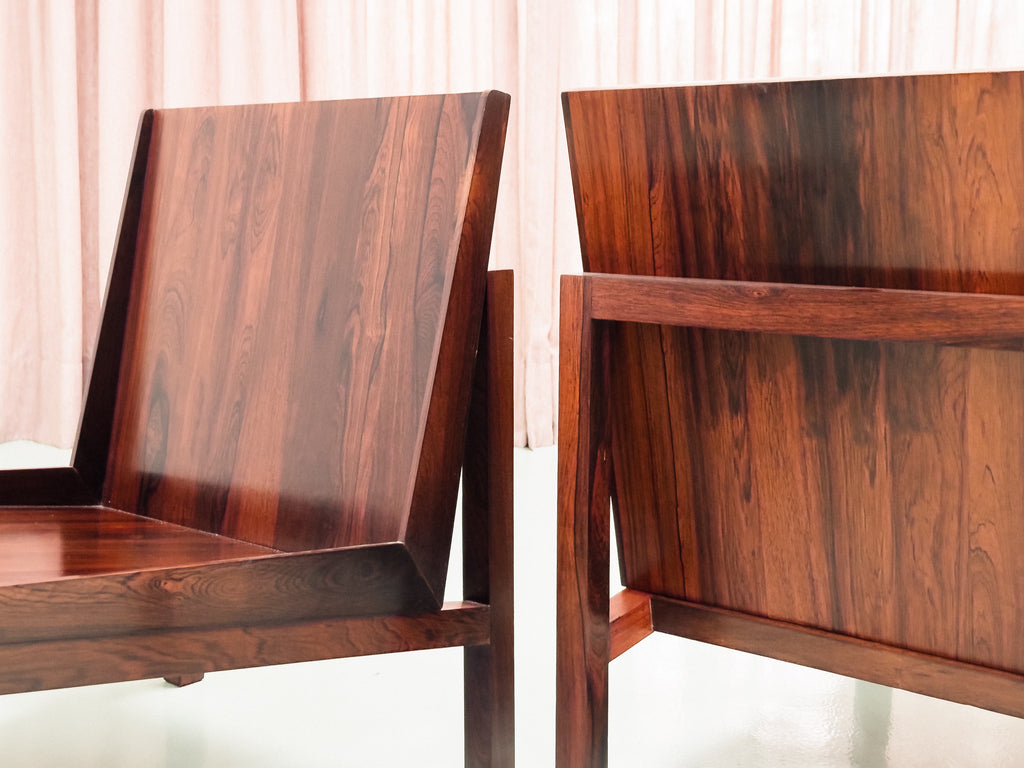 Geraldo de Barros | Par de Poltronas em Jacarandá