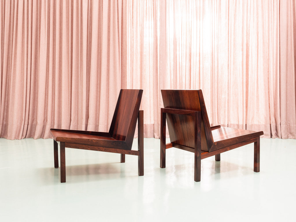 Geraldo de Barros | Par de Poltronas em Jacarandá