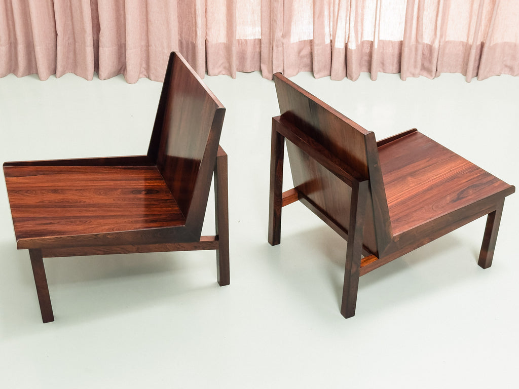 Geraldo de Barros | Par de Poltronas em Jacarandá