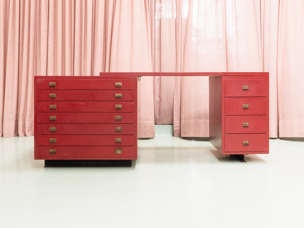 Franco Albini | Escrivaninha-Mapoteca Galleria Sistina