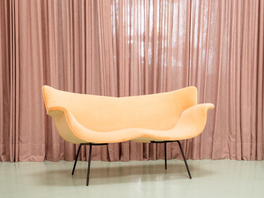 Móveis Gerdau | Sofá de Dois Lugares Amarelo