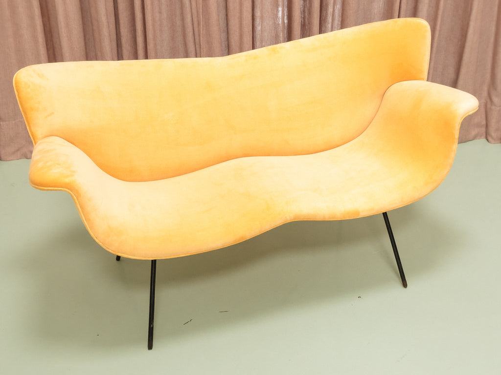 Móveis Gerdau | Sofá de Dois Lugares Amarelo