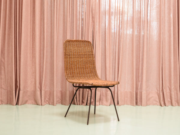 Carlo Hauner | Cadeira em Ferro e Junco