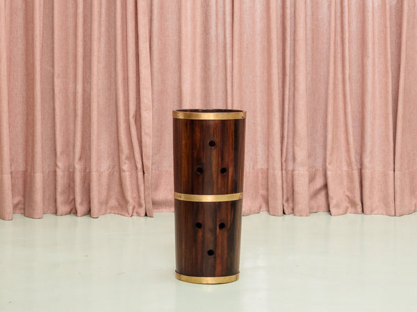 Bengaleiro em Imbuia e Latão