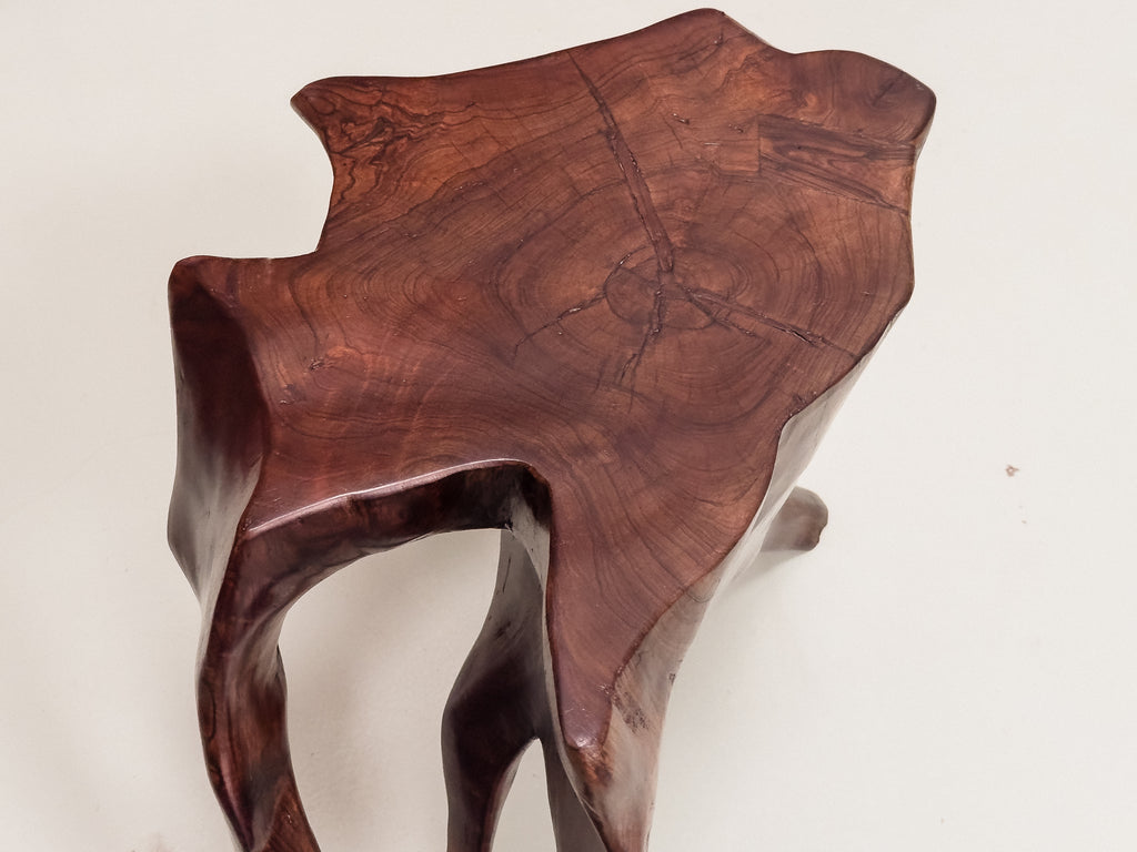 Mesa Lateral em Tronco de Jacarandá