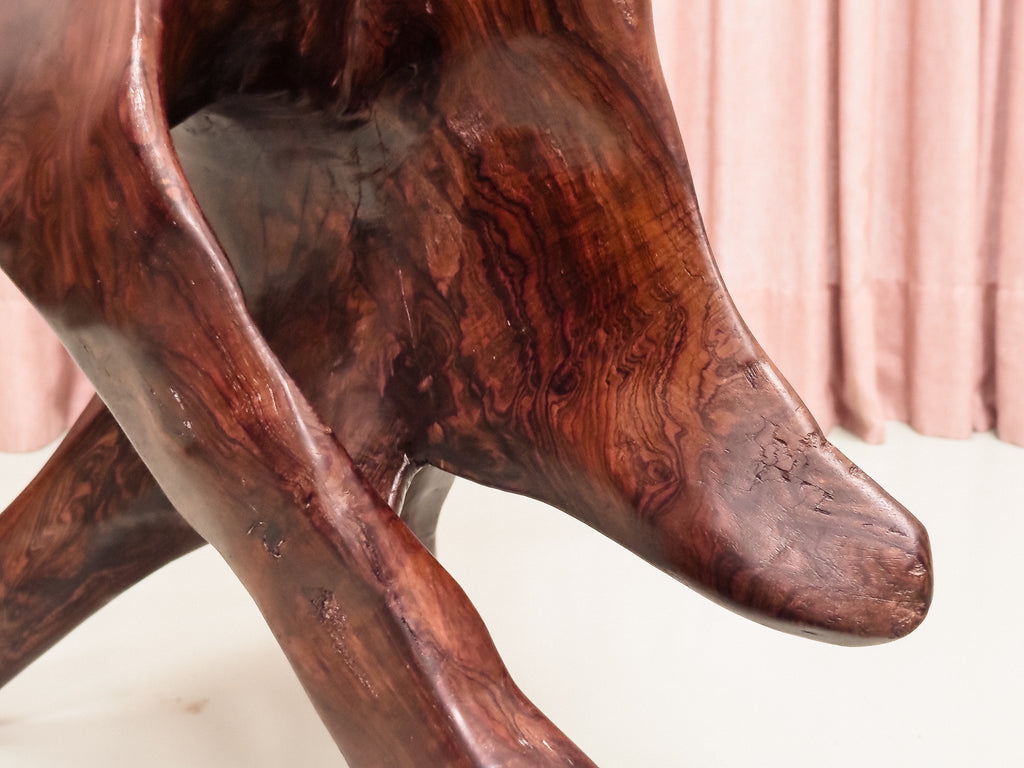 Mesa Lateral em Tronco de Jacarandá