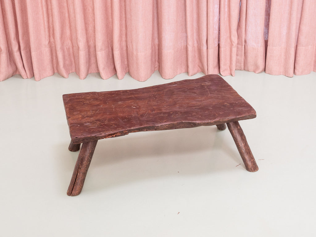 Mesa de Centro Rústica em Madeira Nobre