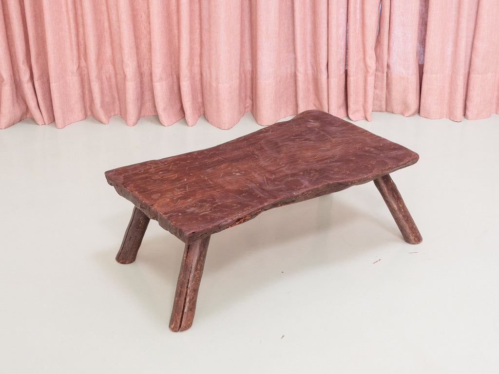 Mesa de Centro Rústica em Madeira Nobre