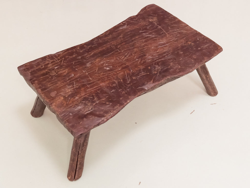 Mesa de Centro Rústica em Madeira Nobre