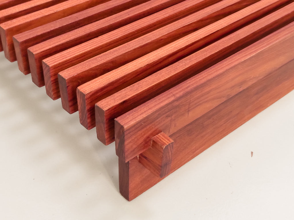 Janete Costa | Mesa Ripada em Freijó Quadrada