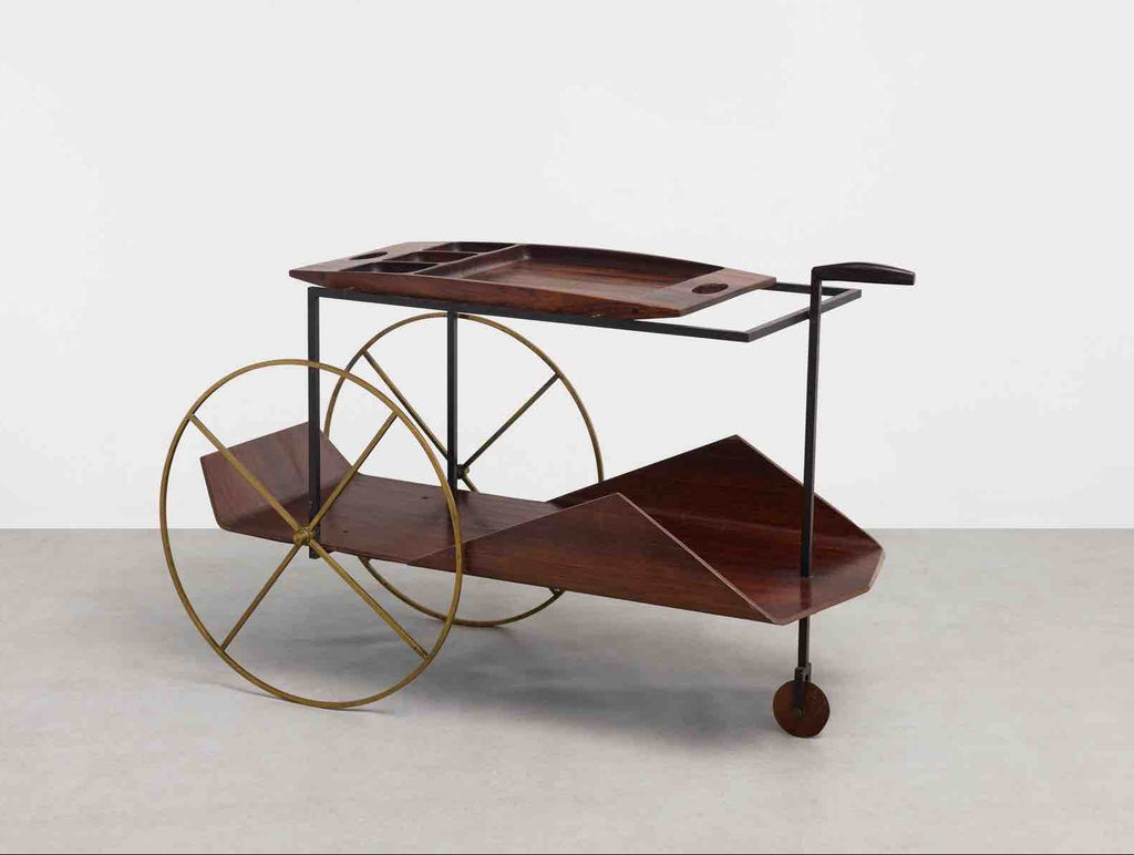 Jorge Zalszupin | Carrinho de Chá em Jacarandá