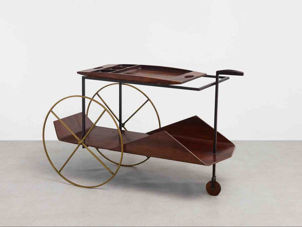 Jorge Zalszupin | Carrinho de Chá em Jacarandá