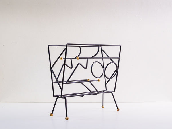 Revisteiro Art Deco em Ferro