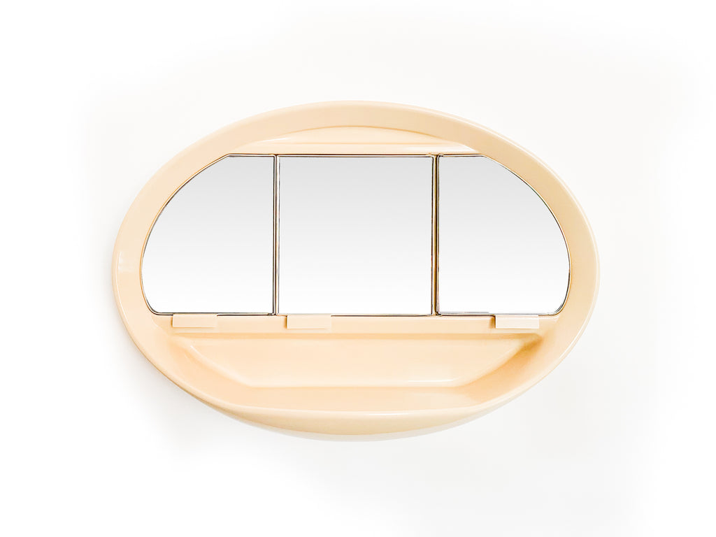 Penteadeira de Parede em Plástico Branco