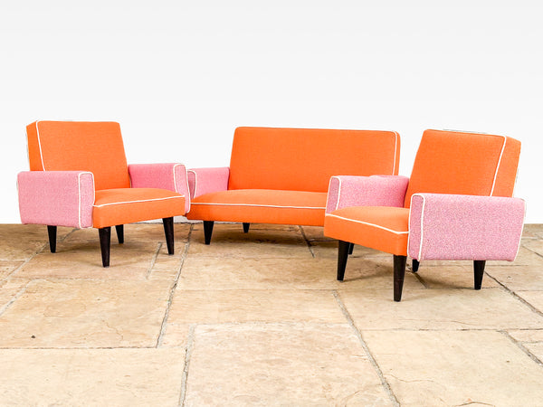 Conjunto Infantil de Sofá e Poltronas