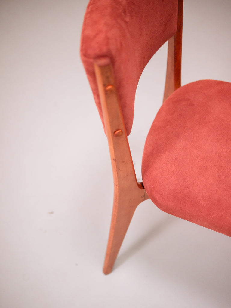 Lina Bo Bardi e Giancarlo Palanti | Cadeira em Pau Marfim e Estofado