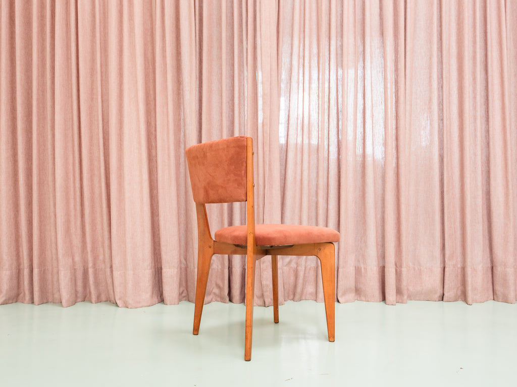 Lina Bo Bardi e Giancarlo Palanti | Cadeira em Pau Marfim e Estofado