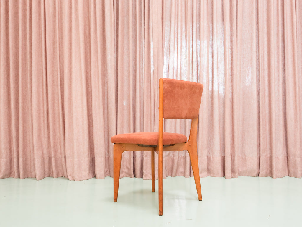 Lina Bo Bardi e Giancarlo Palanti | Cadeira em Pau Marfim e Estofado