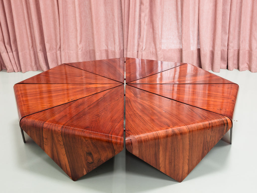 Jorge Zalszupin | Mesa "Pétalas" em Jacarandá