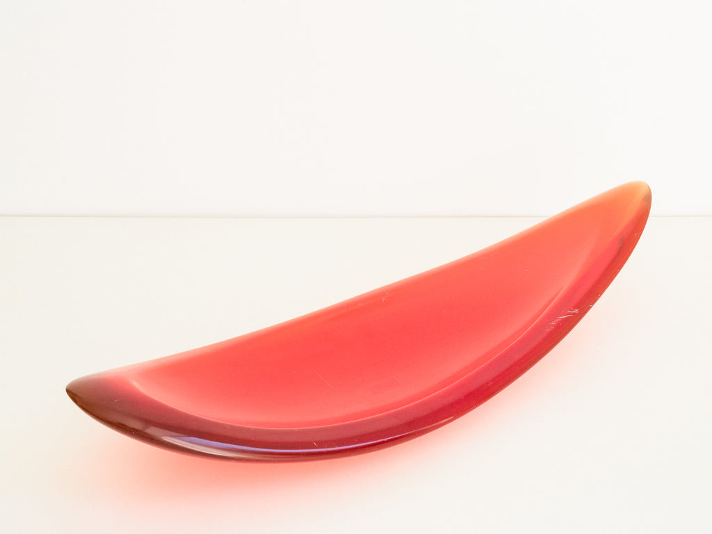 Centro de Mesa em Resina Vermelha