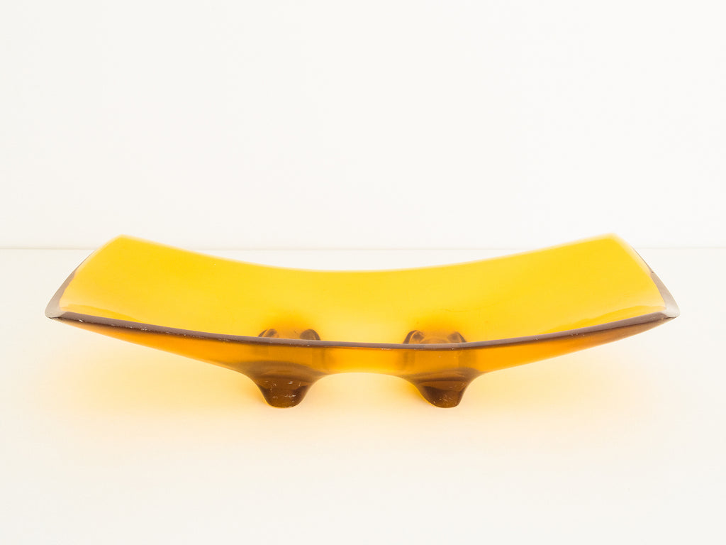 Centro de Mesa em Resina Amarela