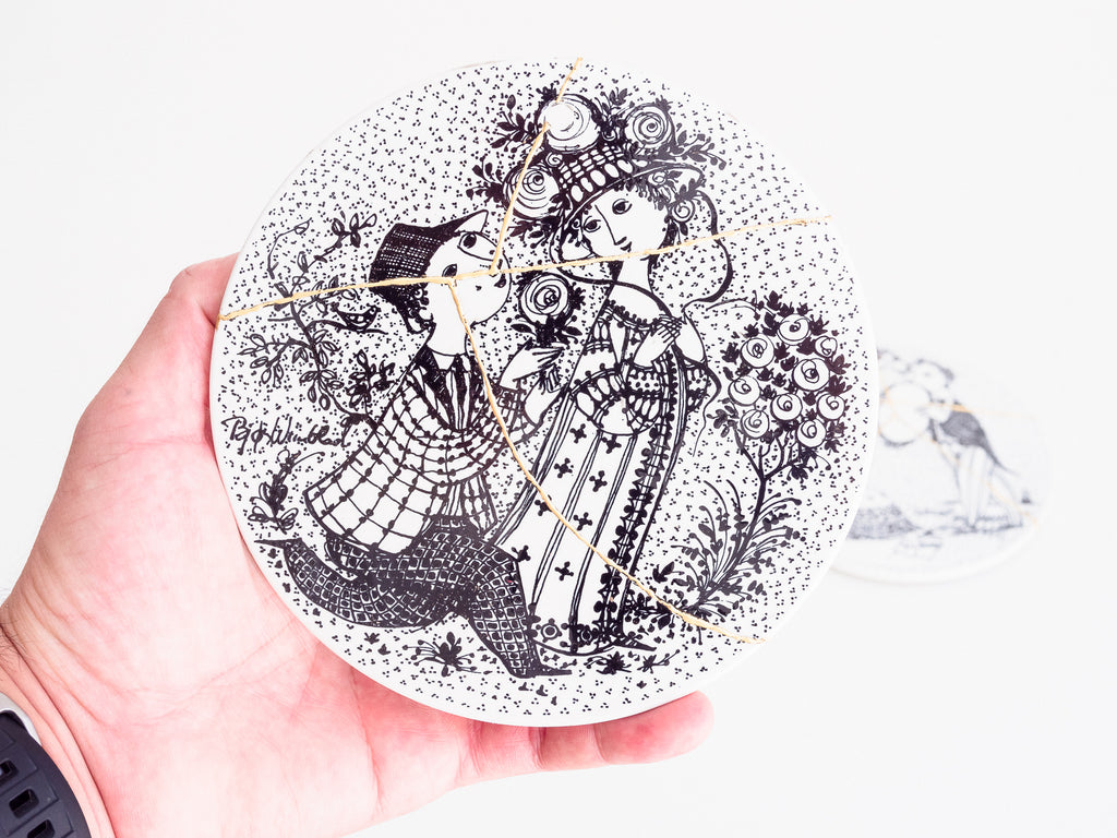 Bjørn Wiinblad | Conjunto de 3 Placas em Cerâmica