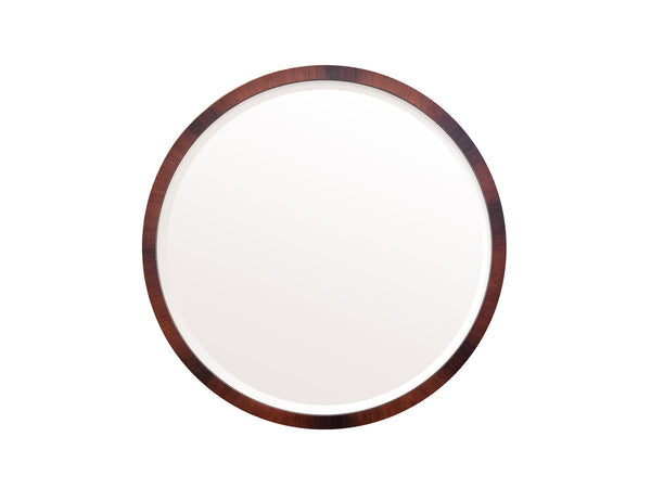 Espelho Redondo em Jacarandá