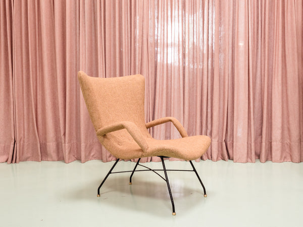 Carlo Hauner | Poltrona em Ferro com Espaldar Alto