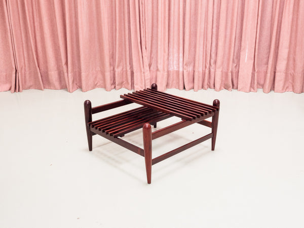 Liceu de Artes e Ofícios | Mesa em Jacarandá com Tampo Bi-Partido