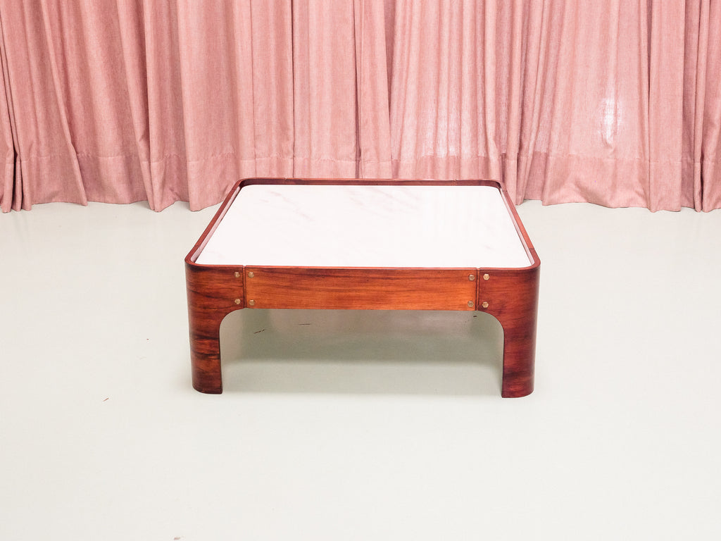 Móveis Bertomeu | Mesa de Centro em Jacarandá e Mármore