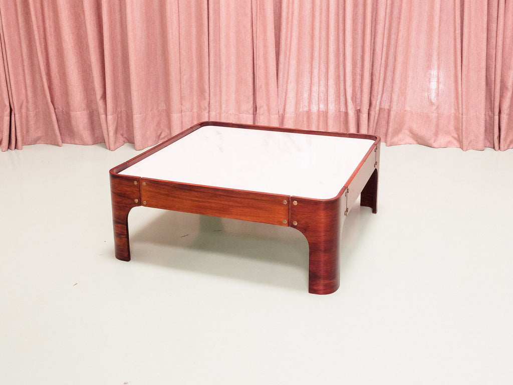 Móveis Bertomeu | Mesa de Centro em Jacarandá e Mármore