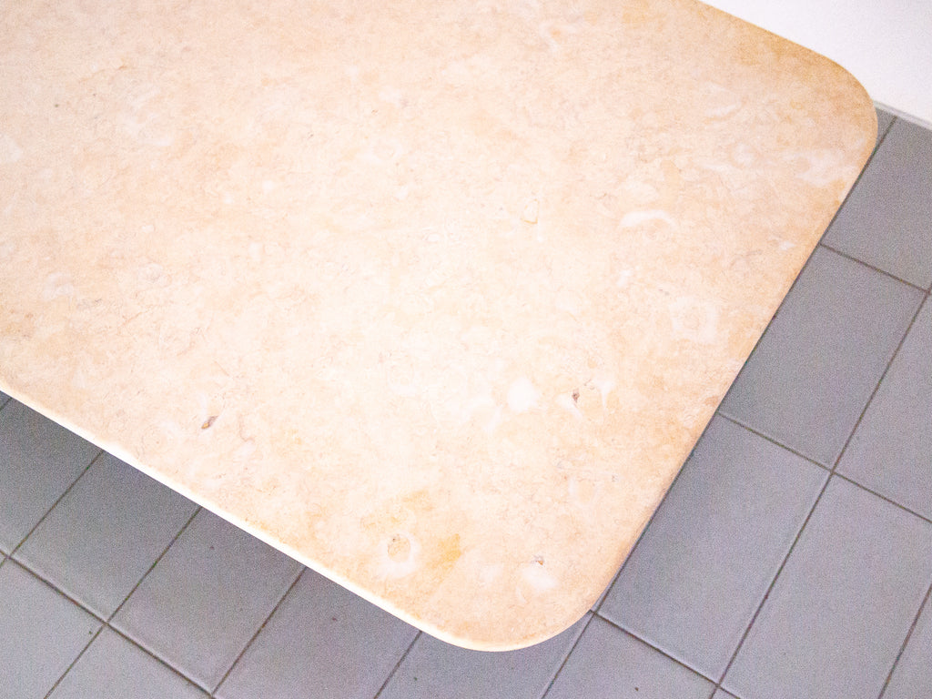 Mesa de Centro Marmore e Latão