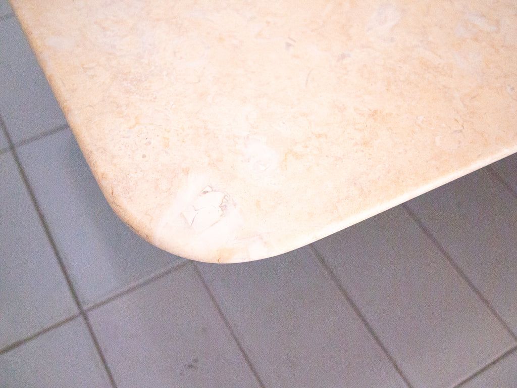 Mesa de Centro Marmore e Latão