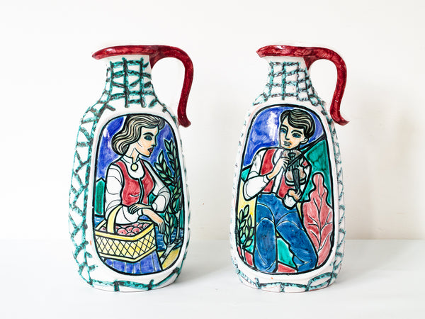 Erik Pløn | Par de Jarros Cerâmica