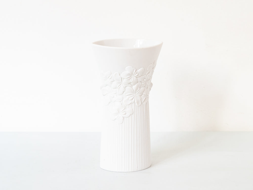 Vaso AK Kaiser Porcelana Op Art - Motivo Floral
