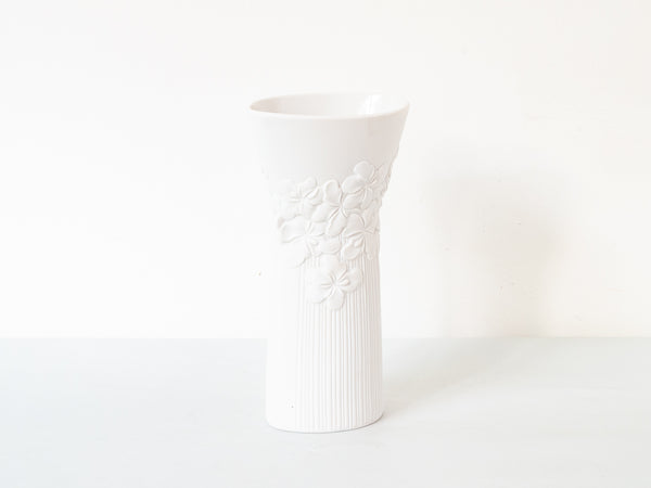 Vaso AK Kaiser Porcelana Op Art - Motivo Floral