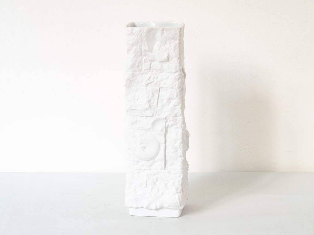 Vaso AK Kaiser Porcelana Op Art - Motivo Conchas