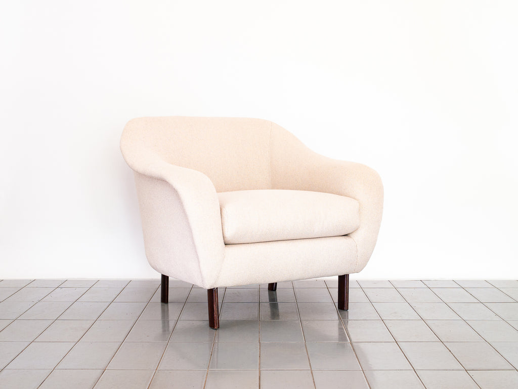 Joaquim Tenreiro | Poltrona "Redonda" com Pés em Jacarandá