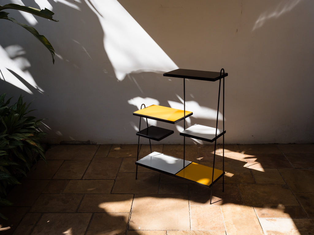 Carlo Hauner / Martin Eisler (Atrib.) | Estante em Ferro e Formica