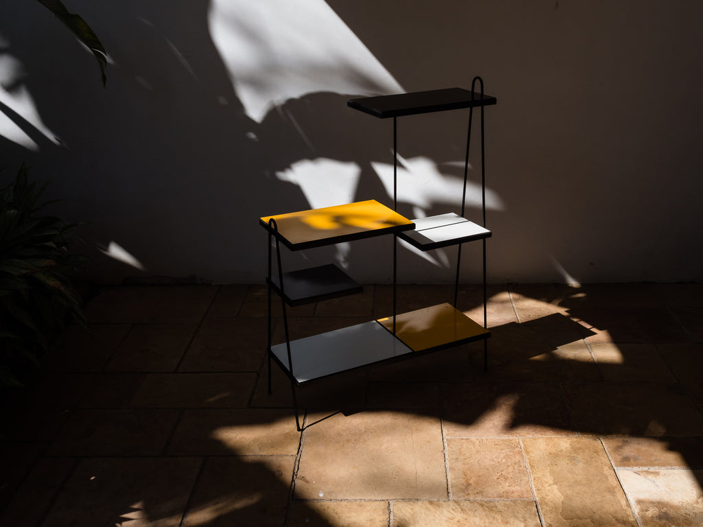 Carlo Hauner / Martin Eisler (Atrib.) | Estante em Ferro e Formica