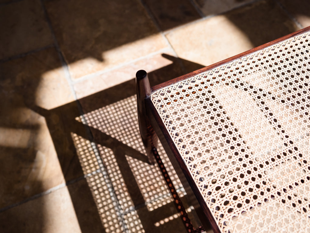 Celina Zilberberg | Banqueta em Jacarandá e Palhinha