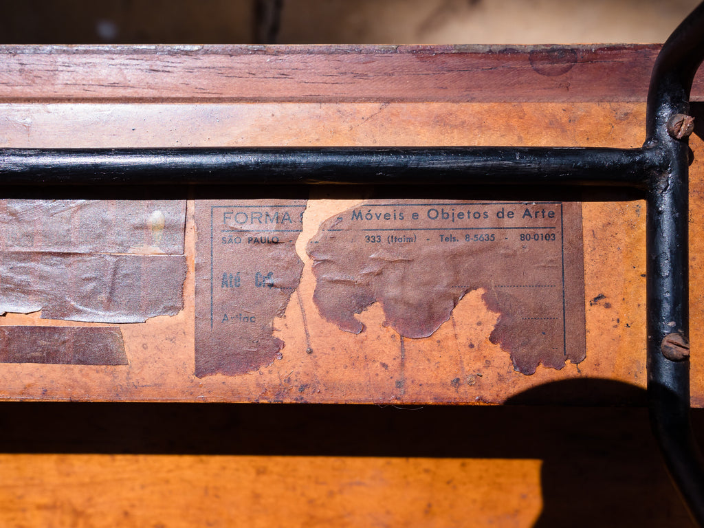 Carlo Hauner | Mesa Lateral em Pau Marfim e Ferro